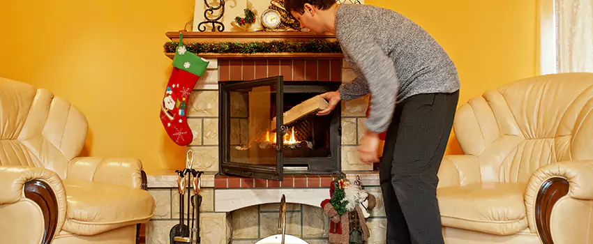 Gas to Wood-Burning Fireplace Conversion Services in Canton, Illinois