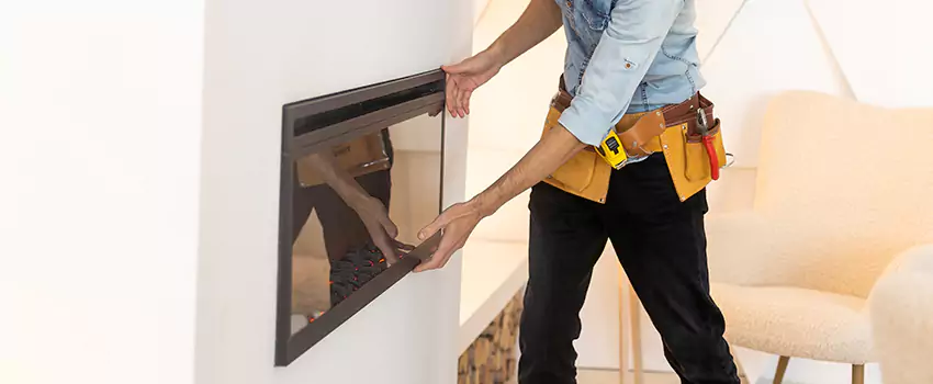 Metal Fireplace Installation in Canton, Illinois