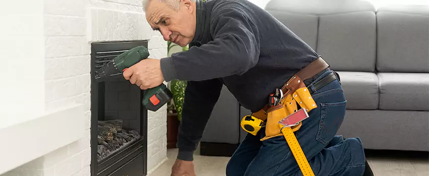 New Indoor Fireplace Installation in Canton, Illinois