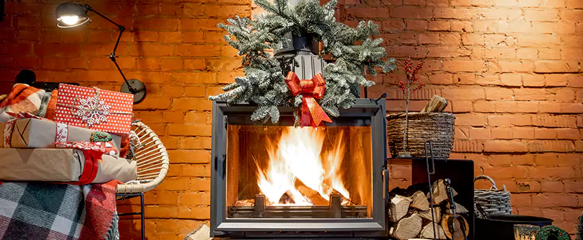 Travis Industries Linear Gas Fireplace Installation in Canton, Illinois