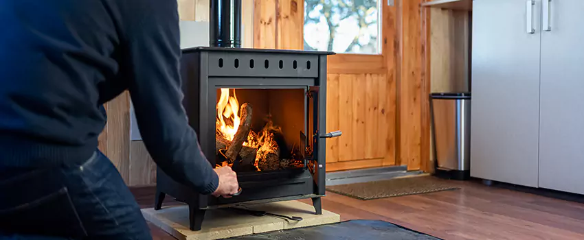 Open Hearth Wood Fireplace Installation in Canton, IL