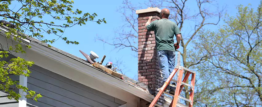 Vinyl and PVC Chimney Flashing Installation in Canton, IL