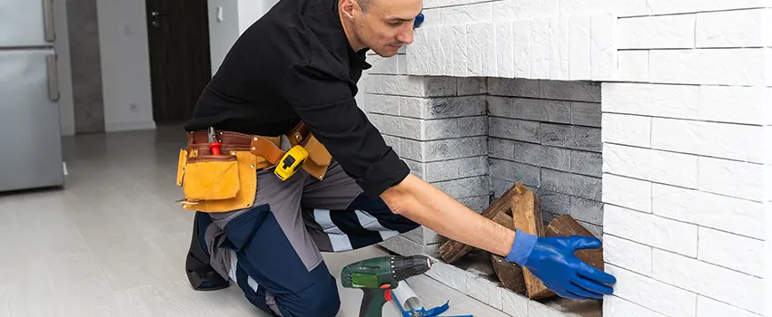 Fireplace Damaged Damper Frame Repair Services in Canton, Illinois